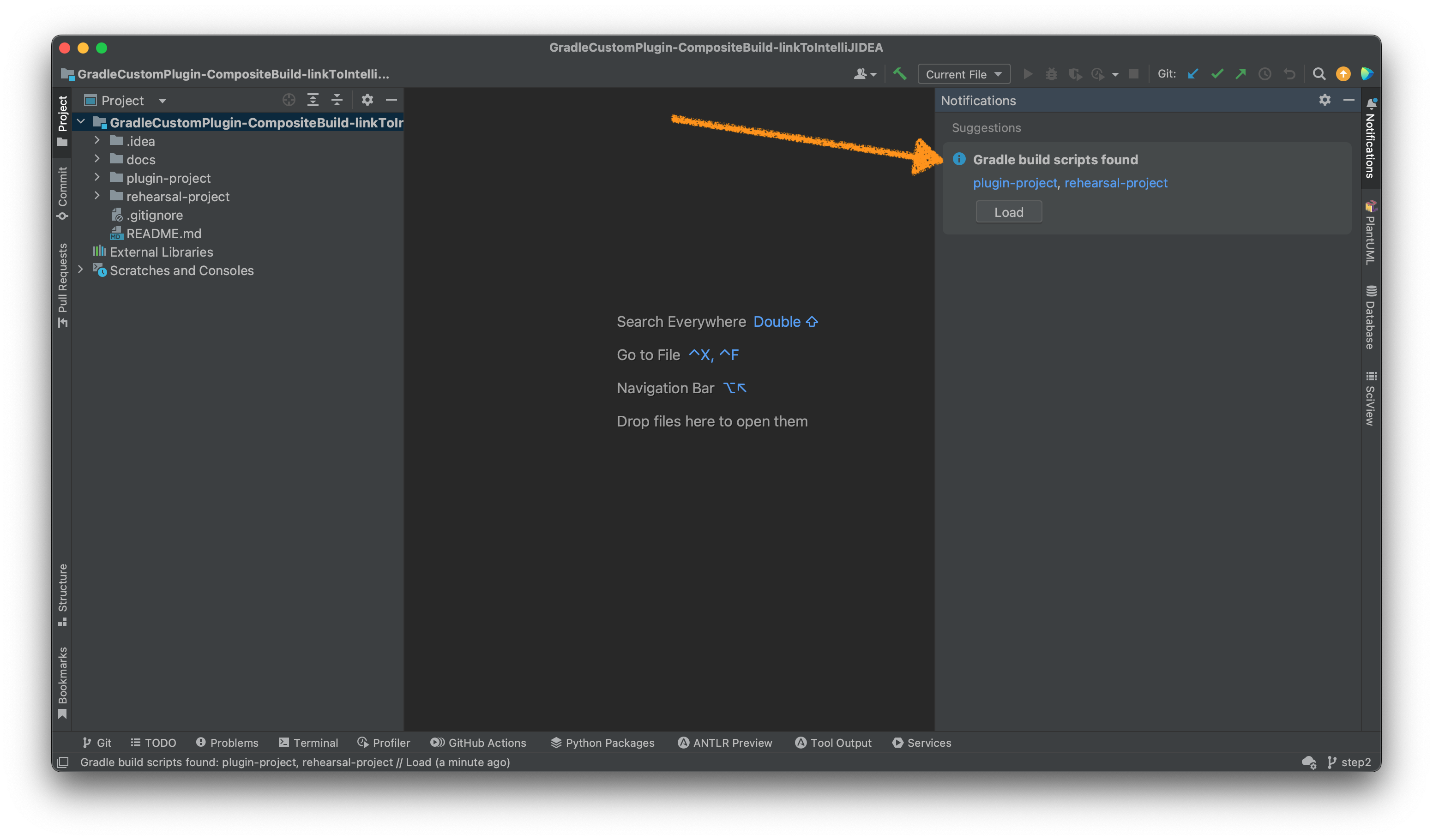 step4 3 Gradle build scripts found