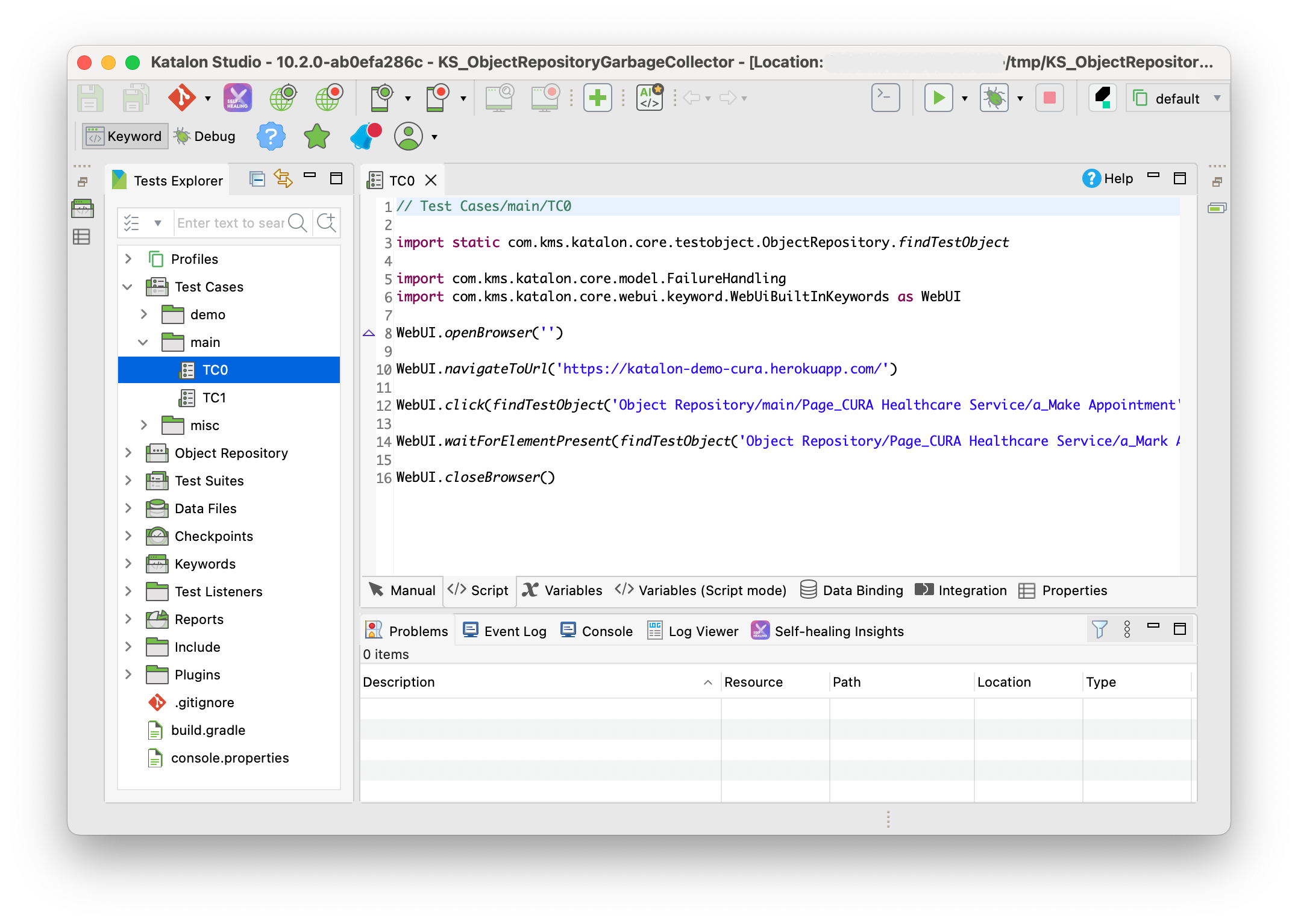 1_katalon_subproject_opened_in_GUI